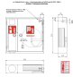 Preview: Jockel Wandhydrant Schrank Typ S Einbauschrank, inkl. Feuerlöscherfach + Melderfach